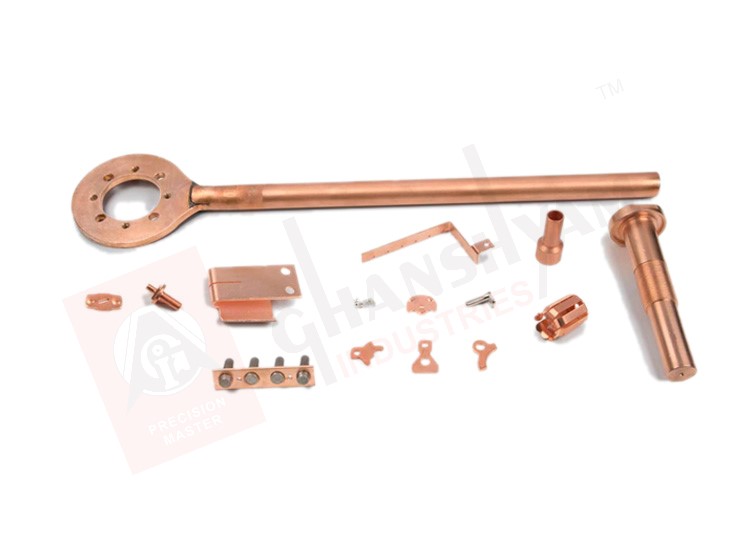 copper machining parts
